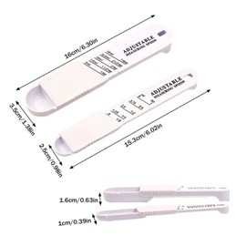 4Pcs Adjustable Measuring Spoon, Plastic Measuring Spoon, Tablespoon and Teaspoon Set, Measuring Dry/Liquid Ingredients, Metering Spoon for Baking, Cooking, Powder (2 White+2 Black)