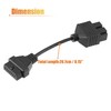 QUARKZMAN OBD 20-Pin Stecker zu Buchse OBD2 16-Pin Adapter Kabel