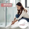 Shower Threshold Water Dam Guard - Self-Adhesive Silicone Waterproof Barrier,