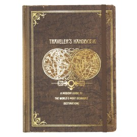 Punch Studio Book Style Journals with Elastic Band Closure (Traveler's Handbook)