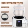 Yollnia 3L Rice Cooker 12 cups (Cooked), Mini Digital Rice
