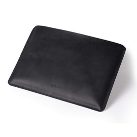 INCARNE Leather Laptop Caase 14 inch Compatible with MacBook Pro 14 inch Sleeve, Laptop Carrying Case Made for MacBook Pro 14", Genuine Leather, Black