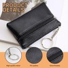YueJieSelected Key Case Key Case PU Leather, black