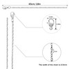 Topacket - Paquete de 24 cadenas de collar a granel,
