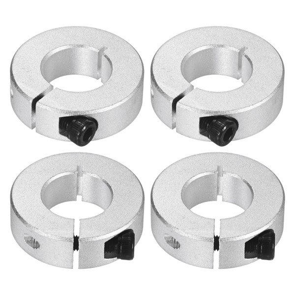 M METERXITY 4-Pack Single Split Shaft Collar 20mm Bore Aluminum