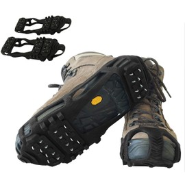 Limm Crampons Ice Traction Cleats Large - Lightweight Traction Cleats for Walking on Snow & Ice - Anti Slip Shoe Grips Quickly & Easily Over Footwear - Portable Ice Grippers for Shoes and Boots