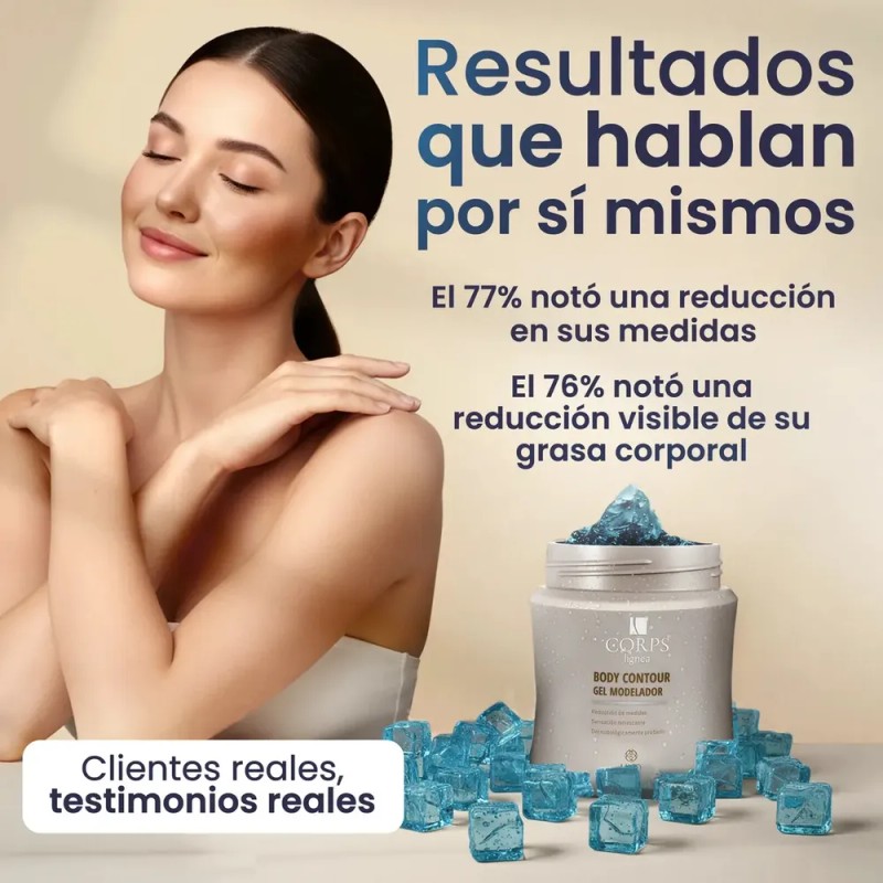 Gel Cryoactive Corps Reductor De Medidas Hinode 2 Frascos
