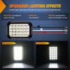 Nilight 5” X 3” Inch Rectangular Trailer Tail Light 2