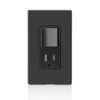 Leviton Decora Combination Switch and Tamper-Resistant Receptacle, T5625-E, Black