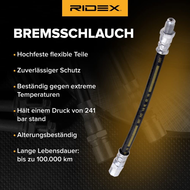 RIDEX Front brake hose