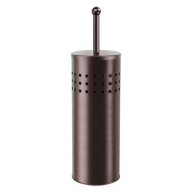 Toilet Plunger with Holder for Bathroom, Multi Drain Suitable Also for Bathtubs, Quick Dry, Bronze