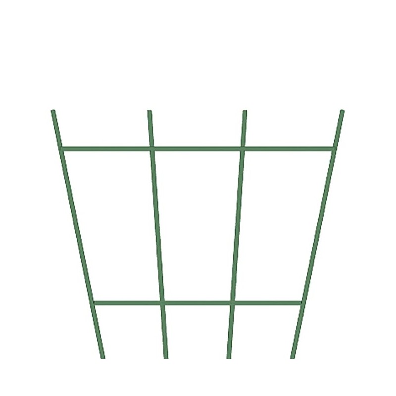 Panacea 89635 Fan Pot Trellises, Green, 36" H, Pack of