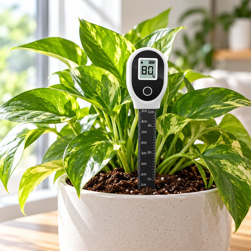 Digital Soil Moisture Meter for Plants – Real-Time Plant Hygrometer