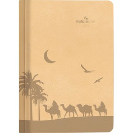 Buchkalender Nature Line Sand 2023 - Taschen-Kalender A5 - 1 Tag 1 Seite - 416 Seiten - Umwelt-Kalender - mit Hardcover - Alpha Edition