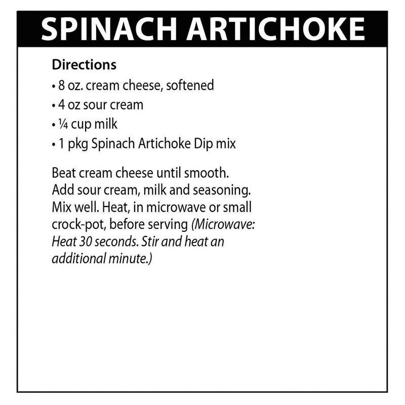 Rada Spinach Artichoke Dip Mix, Pack of 3