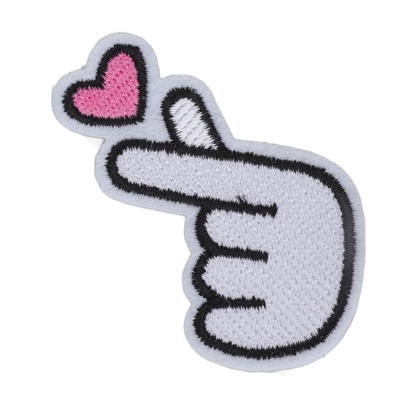 30Pcs Gesture Patches Love Heart Design Premium Cotton Strong Adhesion