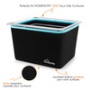 HOMENOTE Container 12 Quart with Lid & Rack and Sleeve
