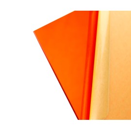 Cast Acrylic Sheet - .118" Thick, TP Amber, 12" x 12" Nominal