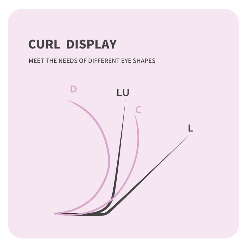 ANNAFRIS Eyelash Extension, 4D W Brown, 0.07 L, 9-13 mm,