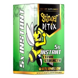 Stinger Detox 5X Instant Extra Strength Drink WaterMelon Flavor – 8 FL OZ