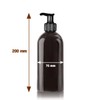 Oputec 3 x 500 ml Plastic Soap Dispenser Black +