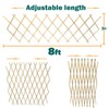 Sprigra Natural Bamboo Trellis, Expandable Fence, Outside Lattice Fence 36x92