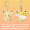 GTOTd Cartoon Stickers (100 Pieces with Keychain Keyring Decor) Gifts