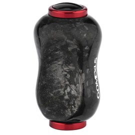 Gomexus Power Knob Compatible with Shimano Daiwa Spinning Reel Handle Knob (Nero e Rosso, 22 mm)