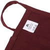 Cotton Waist Apron for Waitress with 3 Pockets Burgundy Server