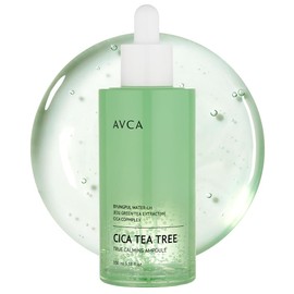 AVCA True Calming Cica Tea Tree Soothing Serum for Sensitive, Balanced Skin (3.38 oz)
