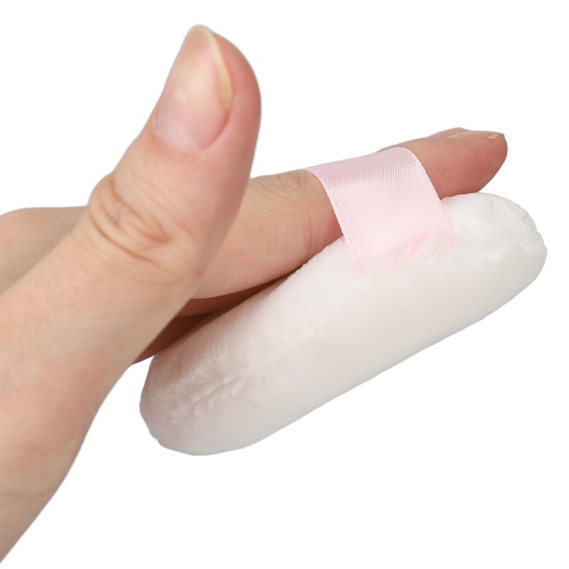 5pcs Face Powder Puff Double Sided Raised Pile Soft Skin