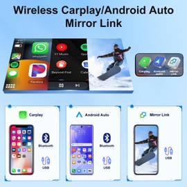 6.8inch Double Din Car Stereo Radio for Dodge Ram 1994–2002 1500 2500 3500,for Jeep Grand Cherokee 1994-1998,for Town & Country 1990-2000 Wireless Carplay Android Auto GPS WiFi Backup Camera - 2+32G