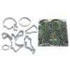 R&M International Football Cookie Cutters, 2 Footballs, Player, Helmet, Cheerleader,