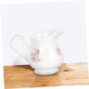 MAGICLULU Elegant Ceramic Milk Pitcher Syrup Container for Coffee for