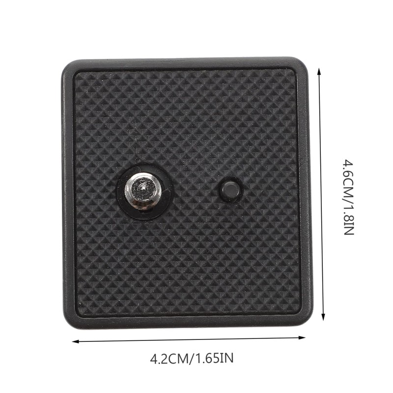 TEHAUX 2pcs Tripod Mount Adapter with Quick Release Plate Skid