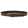 Lloyd Men's Leather Belt 35 mm Dark Buckle, Cognac