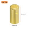 uxcell 100Pcs PVC Heat Shrink Capsules Wine Bottle Capsules Shrink