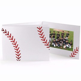 Collectors Gallery Baseball Stitching Cardboard Photo Folder for 7x5 Prints Our Price is for 50 Units - 5x7