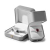 Oirlv H17901 Ring Case, 1 Piece, PU Leather, Portable, Mini,
