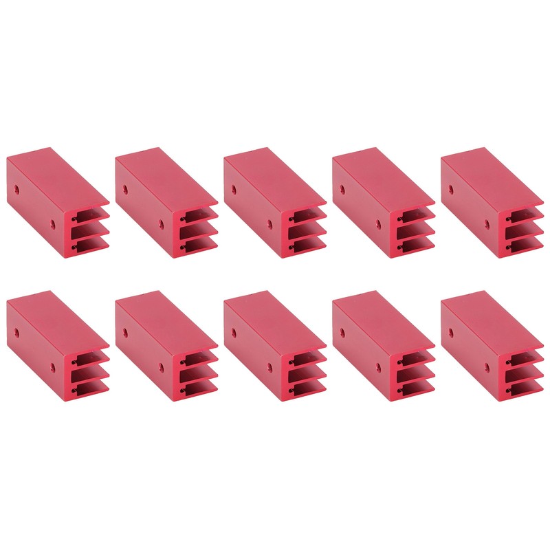 10Pcs Heat Sink 40x16x16mm Aluminium Thermal Cooler Cooling Radiator Set
