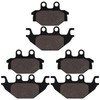Yerbay Front / Rear Brake Pads for SYM Quadlander 300 2007-2010 / KYMCO MXU 250 R 2012 2013 / MXU 300 2005-2014 / MXU 300 R 2010-2013