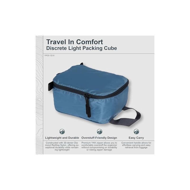 COCOON Packing Cube Light Discrete - Packing Bag Ash Blue