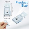 PATIKIL Bifold Door Hardware, 0.7 Inch Locking Device Bi-Fold Door