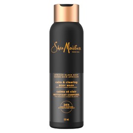 SheaMoisture Body Wash Calm and clearing body wash African Black Soap for 24H Visible Moisture for Healthy, Glowing Skin 532 ml