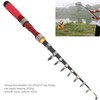 1.9m Portable Rotary Fishing Pole Outdoor Fiberglass Telescopic Casting Fishing