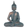 Stunning Blue Terracotta Buddha - 26cm (1 Pc.) - Unique,