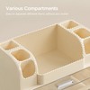 HBlife Makeup Organizer for Vanity with Brush Holder, Large Bathroom