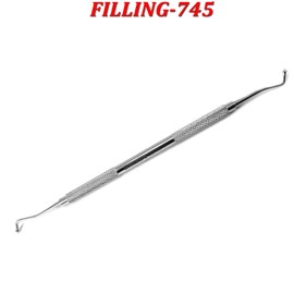 MEDSPO Professional Dental Probes Composite Filling Plugger | William Who | Explorer Root Pulp Canal Spreader Scaler | Ball Burnishers Tartar Remover | Instruments (FILLING 745)