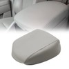 Priprilod Gray Leather Armrest Center Console Lid Replacement Cover Compatible