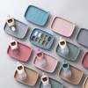 SAMiGO Baby Food Fruit Feeder and Breastmilk Popsicle Mold Set,